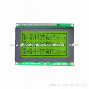 12864 LCD screen with controller KS0108, cob style, low consumption with LED back-light
